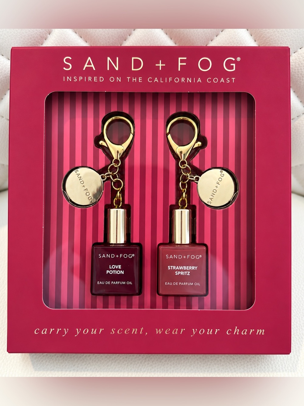Sand + fog keychain love portion & strawberry spritz duo